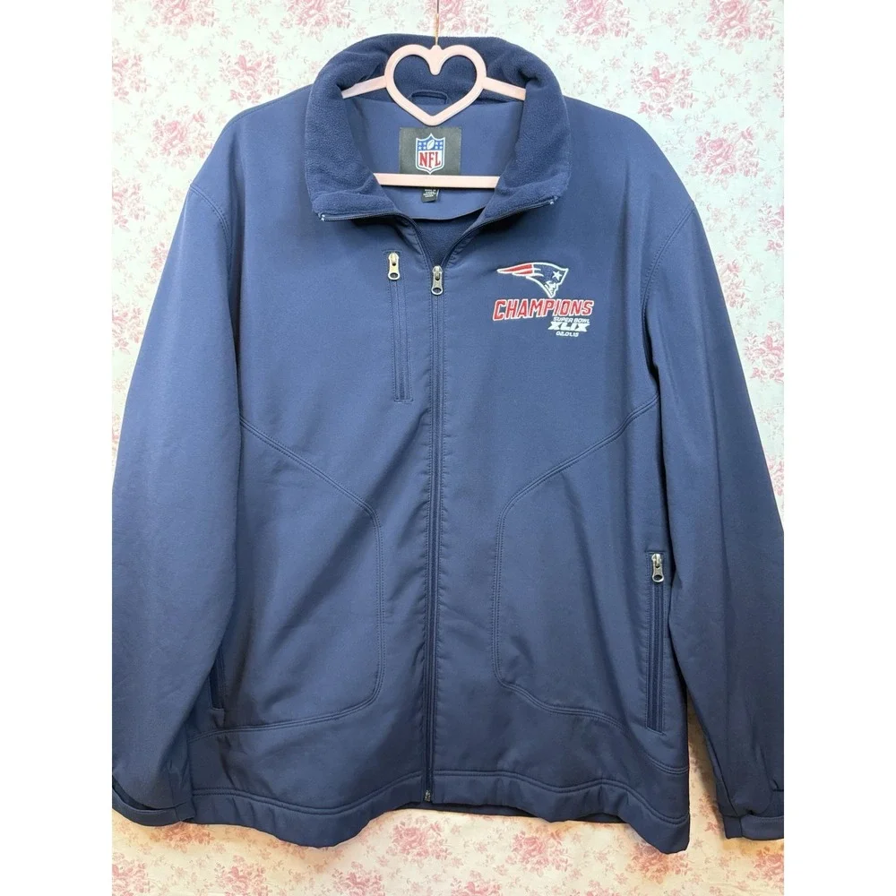 NFL New England Patriots Super Bowl XLIX Champions Jacket XL